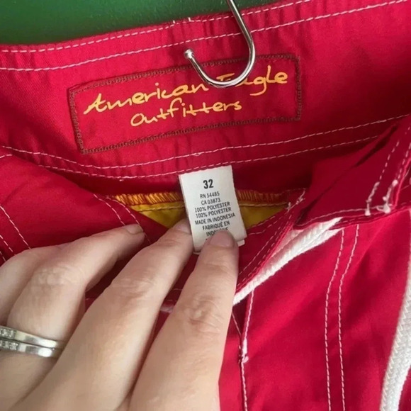 American Eagle Board Shorts Swim Trunks Size 32 EUC! - Picture 3 of 4